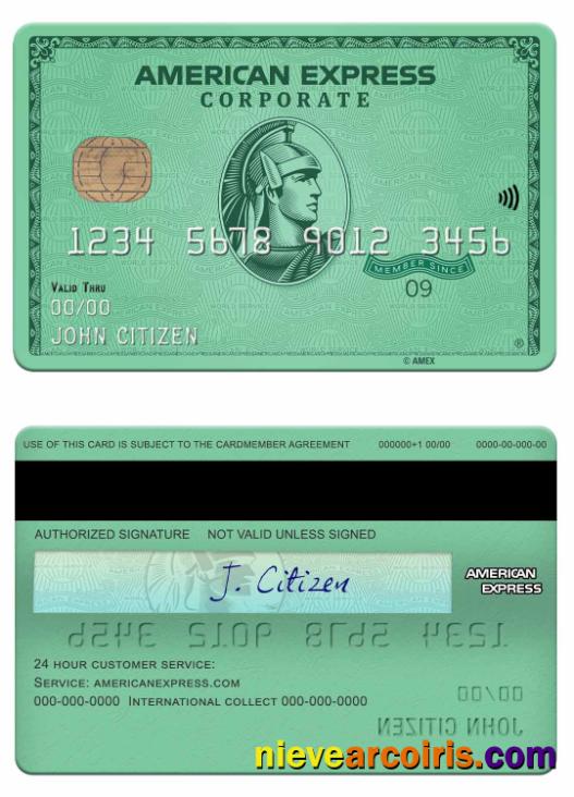 USA Nebraska Five Points Bank amex green card